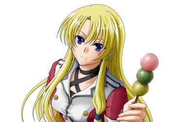 Isekai Enterprises - Girl with snack on anime snacks website